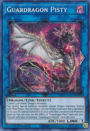 Guardragon Pisty [MP20-EN022] Prismatic Secret Rare - Trinity Hobby