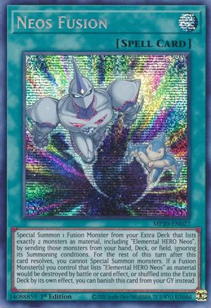 Neos Fusion [MP20-EN027] Prismatic Secret Rare - Trinity Hobby