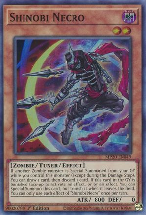 Shinobi Nécro [MP20-EN049] Super Rare 