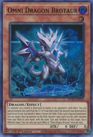 Omni Dragon Brotaur [MP20-EN059] Ultra Rare - Trinity Hobby