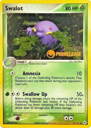 Swalot (50/101) (Prerelease Promo) [Nintendo: Black Star Promos] - Trinity Hobby