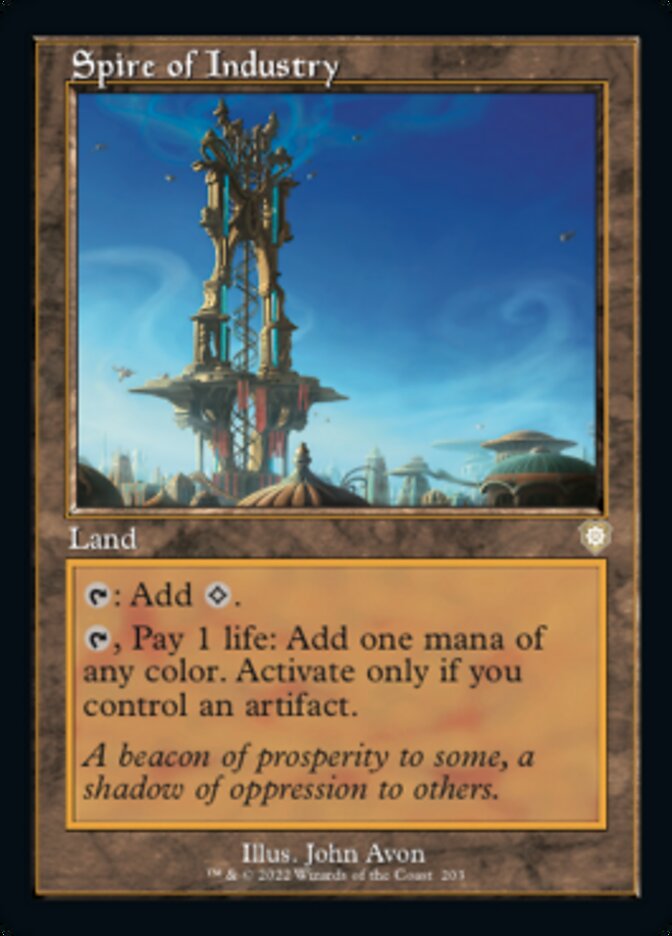Spire of Industry (Retro) [The Brothers' War Commander] - Trinity Hobby