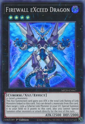 Firewall eXceed Dragon [MP20-EN067] Super Rare - Trinity Hobby