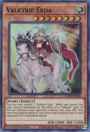 Valkyrie Erda [MP20-EN089] Super Rare - Trinity Hobby