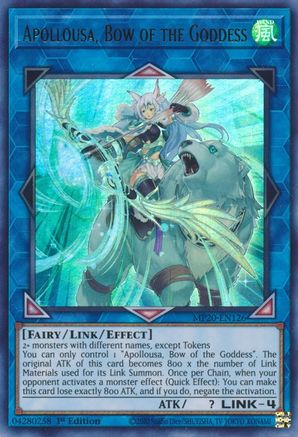Apollousa, Bow of the Goddess [MP20-EN126] Ultra Rare - Trinity Hobby