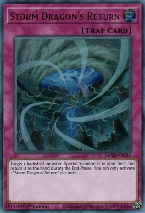 Storm Dragon's Return [MP20-EN138] Ultra Rare - Trinity Hobby
