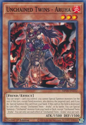 Unchained Twins - Aruha [MP20-EN152] Common - Trinity Hobby
