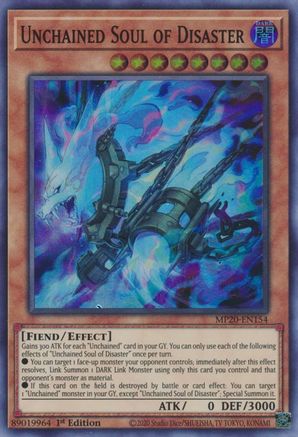 Unchained Soul of Disaster [MP20-EN154] Super Rare - Trinity Hobby