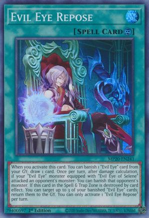 Evil Eye Repose [MP20-EN241] Super Rare - Trinity Hobby