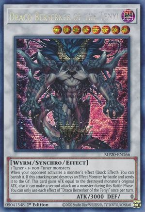 Draco Berserker of the Tenyi [MP20-EN166] Prismatic Secret Rare - Trinity Hobby