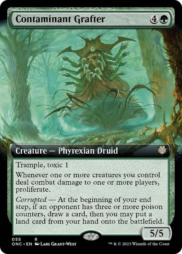 Contaminant Grafter (Extended Art) [Phyrexia: All Will Be One Commander] - Trinity Hobby