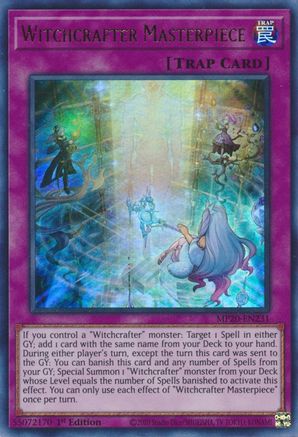 Witchcrafter Masterpiece [MP20-EN231] Ultra Rare - Trinity Hobby