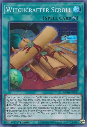 Witchcrafter Scroll [MP20-EN230] Super Rare - Trinity Hobby