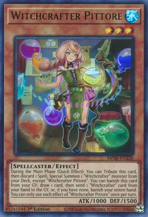 Witchcrafter Pittore [MP20-EN220] Ultra Rare - Trinity Hobby