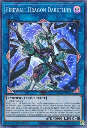 Firewall Dragon Darkfluid [MP20-EN168] Super Rare - Trinity Hobby
