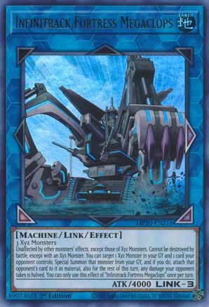 Infinitrack Fortress Megaclops [MP20-EN216] Ultra Rare - Trinity Hobby