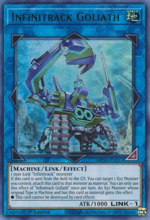 Infinitrack Goliath [MP20-EN215] Ultra Rare - Trinity Hobby