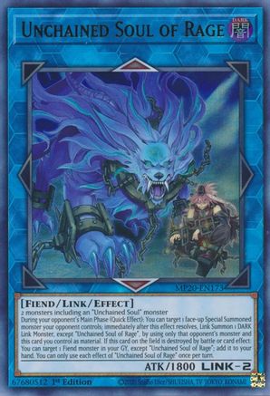 Unchained Soul of Rage [MP20-EN173] Ultra Rare - Trinity Hobby