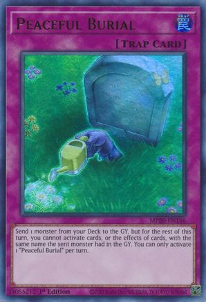 Peaceful Burial [MP20-EN196] Ultra Rare - Trinity Hobby