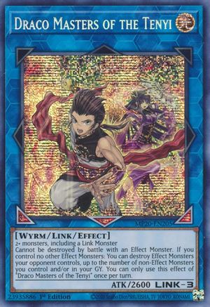 Draco Masters of the Tenyi [MP20-EN205] Prismatic Secret Rare - Trinity Hobby