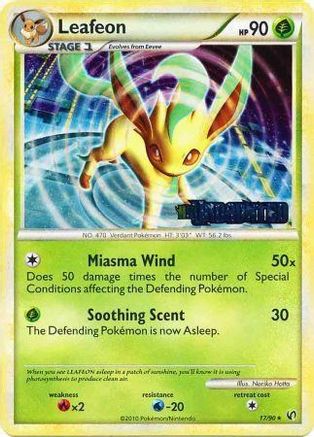 Leafeon (17/90) (Prerelease Promo) [Nintendo: Black Star Promos] - Trinity Hobby