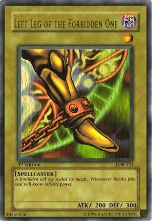 Left Leg of the Forbidden One [LOB-121] Ultra Rare - Trinity Hobby