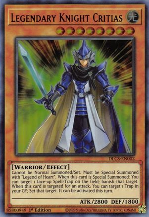 Legendary Knight Critias [DLCS-EN002] Ultra Rare - Trinity Hobby