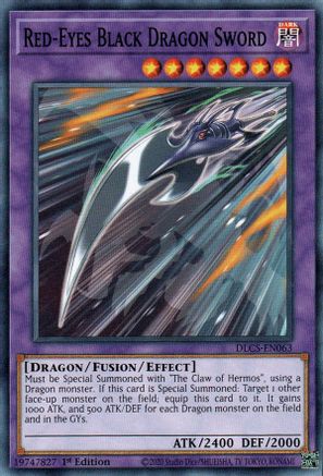 Red-Eyes Black Dragon Sword [DLCS-EN063] Common - Trinity Hobby