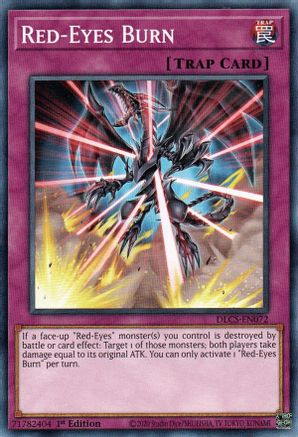 Red-Eyes Burn [DLCS-EN072] Common - Trinity Hobby