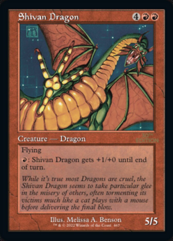 Shivan Dragon (Retro) [30th Anniversary Edition] - Trinity Hobby