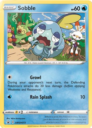 Sobble (SWSH073) [Sword & Shield: Black Star Promos] - Trinity Hobby