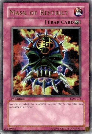 Mask of Restrict [LON-018] Ultra Rare - Trinity Hobby