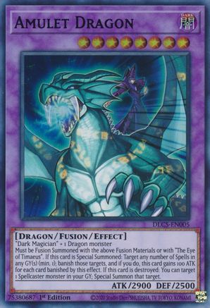 Amulet Dragon (Purple) [DLCS-EN005] Ultra Rare - Trinity Hobby