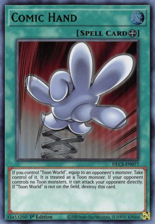 Comic Hand (Green) [DLCS-EN077] Ultra Rare - Trinity Hobby