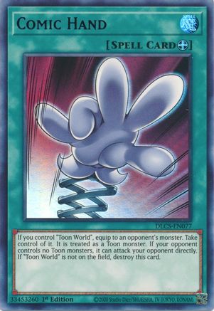 Comic Hand (Purple) [DLCS-EN077] Ultra Rare - Trinity Hobby