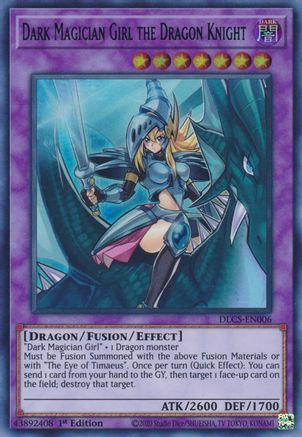 Dark Magician Girl the Dragon Knight (Blue) [DLCS-EN006] Ultra Rare - Trinity Hobby
