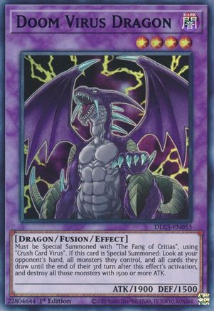 Doom Virus Dragon (Purple) [DLCS-EN055] Ultra Rare - Trinity Hobby