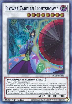 Flower Cardian Lightshower (Blue) [DLCS-EN135] Ultra Rare - Trinity Hobby