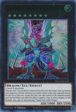Galaxy-Eyes Cipher Dragon (Green) [DLCS-EN125] Ultra Rare - Trinity Hobby
