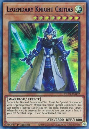 Legendary Knight Critias (Green) [DLCS-EN002] Ultra Rare - Trinity Hobby