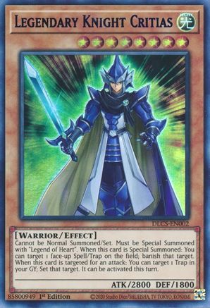Legendary Knight Critias (Purple) [DLCS-EN002] Ultra Rare - Trinity Hobby