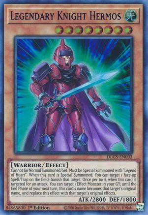 Legendary Knight Hermos (Blue) [DLCS-EN003] Ultra Rare - Trinity Hobby