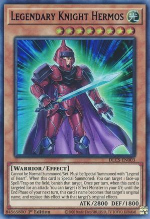 Legendary Knight Hermos (Purple) [DLCS-EN003] Ultra Rare - Trinity Hobby