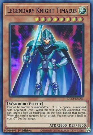 Legendary Knight Timaeus (Blue) [DLCS-EN001] Ultra Rare - Trinity Hobby