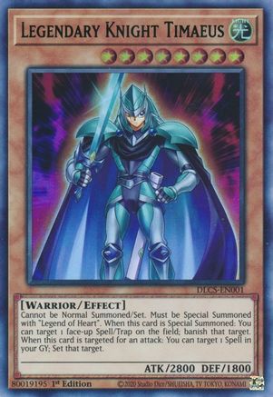 Legendary Knight Timaeus (Green) [DLCS-EN001] Ultra Rare - Trinity Hobby