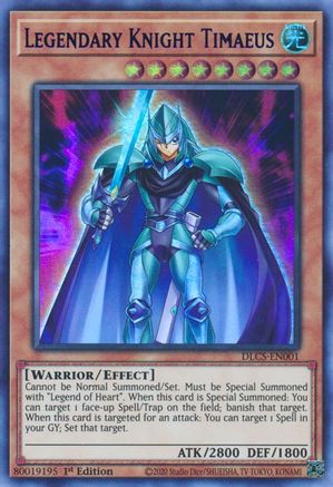 Legendary Knight Timaeus (Purple) [DLCS-EN001] Ultra Rare - Trinity Hobby