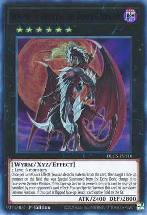 Number 24: Dragulas the Vampiric Dragon (Purple) [DLCS-EN118] Ultra Rare - Trinity Hobby