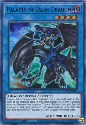 Paladin of Dark Dragon (Blue) [DLCS-EN069] Ultra Rare - Trinity Hobby