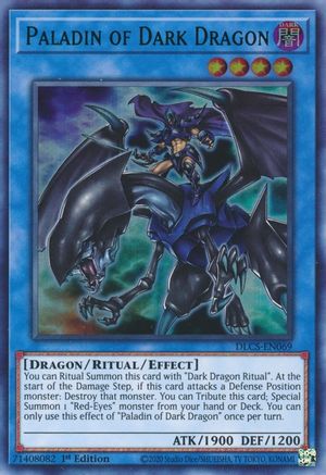 Paladin of Dark Dragon (Green) [DLCS-EN069] Ultra Rare - Trinity Hobby