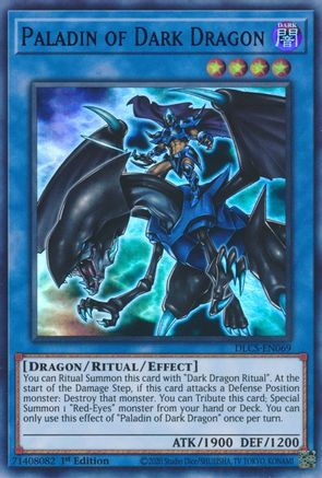 Paladin of Dark Dragon (Purple) [DLCS-EN069] Ultra Rare - Trinity Hobby